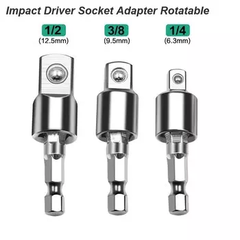 Вращающийся адаптер для ударных отверток atooltour