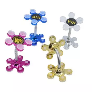 Вращающийся на 360 градусов металлический держатель на присоске для iPad iPhone Samsung смартфонов