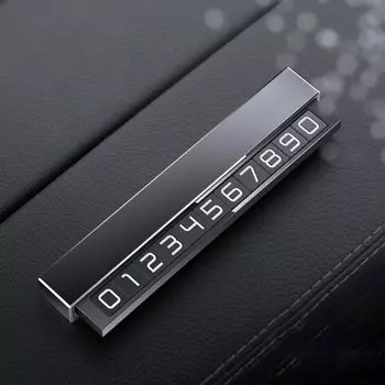 Временная парковочная карта с номером телефона, табличка с номером телефона, наклейка для парка, стоп-дисплей, автомобильные аксессуары