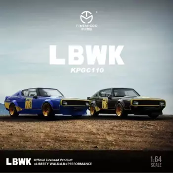 Время Micro 1:64 Игрушечная модель автомобиля LBWK KPGC110 литье под давлением
