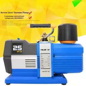 VRP-15D промышленный класс Iarge-шкала для холодного хранения кондиционирования воздуха двухступенчатый 7 л литиевый аккумулятор вакуумный насос для R410 R32 R1234YF
