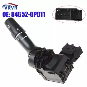 VRVR 84652-0P011 84652-02610 автомобильные аксессуары 6 контактов переключатель стеклоочистителей лобового стекла 846520P011 для Toyota Corolla