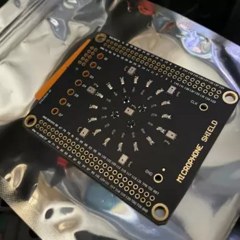 Всенаправленный цифровой микрофон ближнего поля Mojo FPGA экран для микрофона