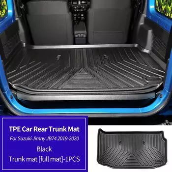 Всепогодные вкладыши для автомобильного интерьера, багажник автомобиля, нижнее отделение багажника, коврики в багажник из ТПЭ для Jimny Suzuki 2019 2020 2021 года