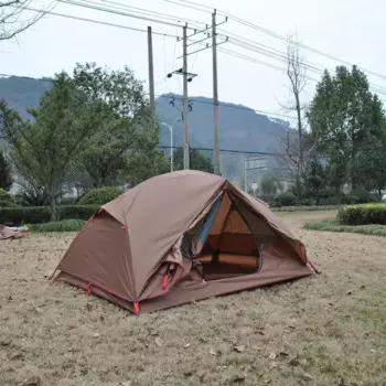 Всесезонная палатка, Ультралегкая, на 2 человек, водонепроницаемая палатка для пешего туризма, улучшенная модель MSR Hubaba NX, двухместная палатка с отпечатком пальца