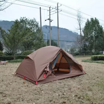 Всесезонная палатка, Ультралегкая, на 2 человек, водонепроницаемая палатка для пешего туризма, улучшенная модель MSR Hubaba NX, двухместная палатка с отпечатком пальца