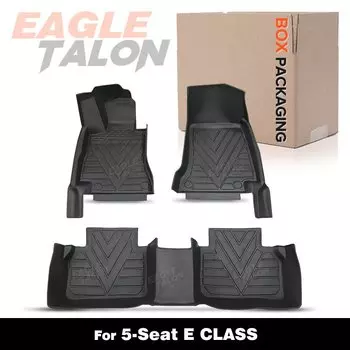 Всесезонный напольный коврик из ТПЭ для Mercedes-Benz E CLASS W213 2016-2023 2022 2020 2021 2020 2019, аксессуары для защиты интерьера ковра