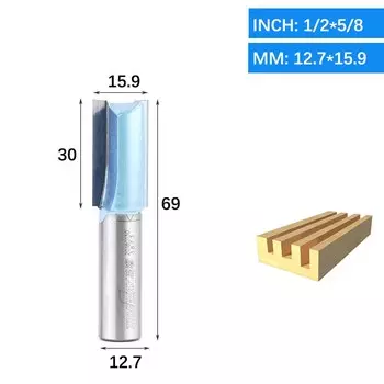 Vsharp промышленные фрезы из твердосплавного сплава Tideway 2-зубые