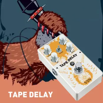 VSN Tape гитарные педали с эффектом Delay с педалью эффектов Reverb Boost, в сочетании с басовыми эффектами, широкий диапазон задержек RE-01