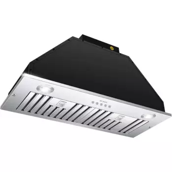 Вставка для вентиляционного отверстия, вставка для капота с каналом/без канала, вытяжка из нержавеющей стали