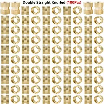 Вставки для 3d-печати, встроенные в термоплавкий материал с метрической резьбой, M2 M2.5 M3 M4 M5 M6, 20/50/100 шт.