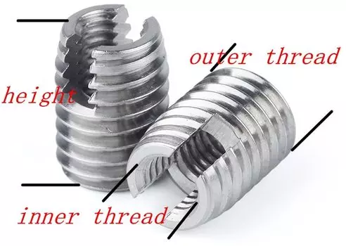 Вставки резьбовые из нержавейки WHOOPEE M2-M20