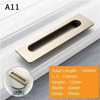 Встраиваемая Скрытая ручка, черные античные сдвижные невидимые скрытые ручки для мебели, золотая ручка для кушетки, шкафа