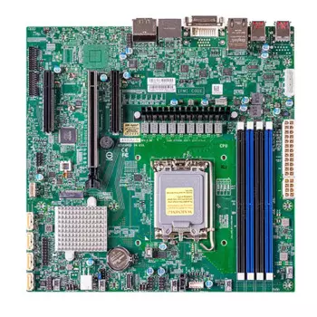 Встроенная Материнская плата 12-го поколения Core i9/i7/i5/i3 LGA-1700 Q670E для Supermicro DDR5-4000MHz