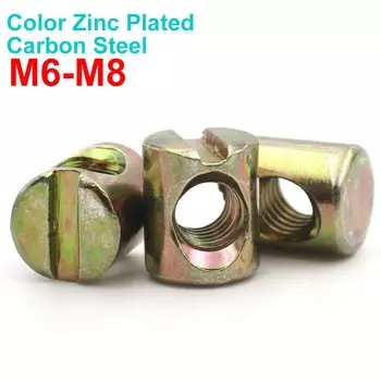 Встроенные гайки Zimir M6 M8 из углеродистой стали