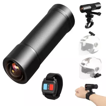 VSYS 2K шлем камера для мотоцикла велосипеда, портативный WiFi водонепроницаемый мотоциклетный видеорегистратор, 170 ° супер широкий угол Nigh