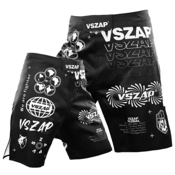 VSZAP рекламный щит, боевые спортивные тренировочные боксерские штаны, ММА, беговые гонки, класс 5 минут, брюки, стандартный размер