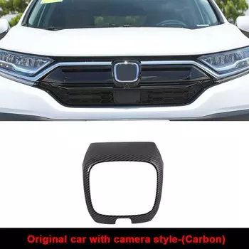 Vtear Автомобильная передняя решетка с логотипом, накладка, хромированная решетка для переднего бампера, брендовая наклейка на рамку, внешний аксессуар для Honda CR-V CRV 2021