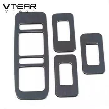 Vtear для Черри Тигго 4 кнопки переключателя дверей и окон автомобиля молдинги рамка Стайлинг Отделка Декоративные аксессуары крышка детали