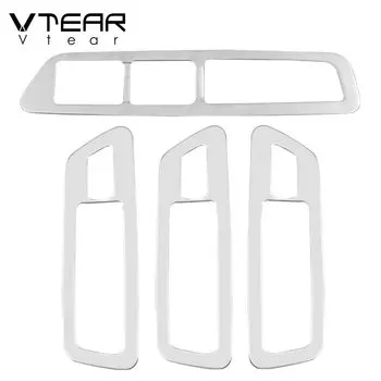 Vtear для Джили Атлас Geely Atlas Emgrand NL-3 Proton X70 оконный переключатель крышка Стекло подъемная отделка рамка внутренняя панель управления стиль автомобиля аксесуары 2019 2016 2017 2018 2020