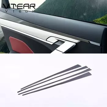 Vtear для Geely Coolray SX11 BelGee X50, дверная панель автомобиля, накладка, внутренняя крышка, молдинги, хромированные аксессуары для стайлинга, детали 2022