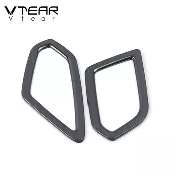 Vtear для Хавейл Ф7 Haval F7 F7X Крышка вентиляционного отверстия кондиционера Стайлинг ABS Хромированная сетчатая рамка украшение интерьерные молдинги аксессуары