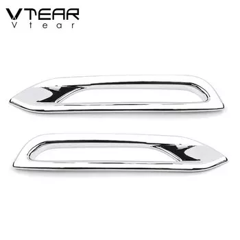 Vtear для ниссан кашкай j11 Nissan Qashqai j11 Dualis Противотуманные фары Крышка передний задний корпус внешний Хромированный украшение автомобиля-Стайлинг Аксессуары 2019 2020