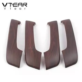 Vtear для Тойота Ланд Крузе Прадо 150, украшение для автомобиля, Внутренний дверной подлокотник, крышка ручки, аксессуары, внутренняя отделка деталей 2018-2020