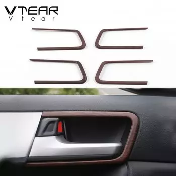 Vtear для Тойота Ланд Крузе Прадо 150 внутренняя дверная ручка чаша декоративная крышка отделка салона автомобиля аксессуары Стайлинг части 2020