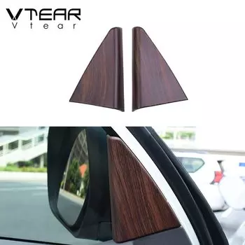 Vtear для Тойота Ланд Крузе Прадо 150, внутренняя треугольная крышка, украшение салона автомобиля, стойка, аксессуары, Стайлинг, детали 2020