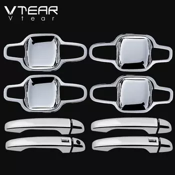 Vtear Джили Атлас Дверная ручка Крышка наружная дверная чаша хромированная Накладка для стайлинга внешние аксессуары автомобиля аксесуары для Джили Атлас Geely Atlas Emgrand NL-3 Proton X70 auto 2018 2019 2020