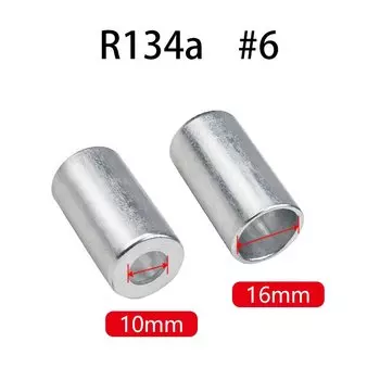 Втулка для шланга кондиционера автомобиля, алюминиевый сплав R134, используется для уменьшенного барьера, резиновый тонкостенный шланг