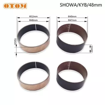 Втулки передней вилки мотоцикла, наружные направляющие, вверх вниз пара для HONDA KTM KAWASAKI SUZUKI YAMAHA FASTACE KAYO T6 K6 BOSUER