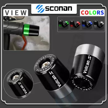 Алюминиевые ручки для руля Vulcan S, наконечники для руля, аксессуары для мотоциклов Vulcan S EN650 VN650 EN 650