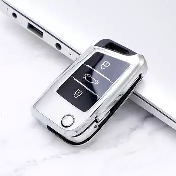 VW Volkswagen Golf 7 MK7 Tiguan MK2 SEAT Ateca Leon FR 2 Ibiza Skoda Octavia A7 Защитный Чехол Для Ключей Из ТПУ Для Автомоби...