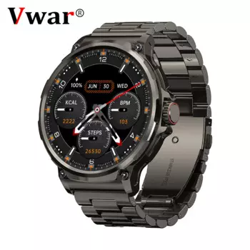 Vwar Power Смарт-часы для мужчин 710 мАч большая батарея 1,85 "Ультра экран Bluetooth Вызов IP68 Водонепроницаемые умные часы для android IOS