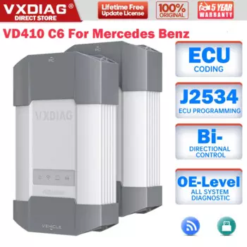 VXDIAG VCX C6 для Mercedes Benz J2534 лучший онлайн/офлайн Программирование ECU программирование DoIP все системы OBD2 Автомобильные диагностические инструменты Бесплатное пожизненное обновление Mercedes W211