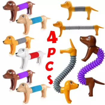 Выдвижная игрушка для снятия стресса в виде собачки