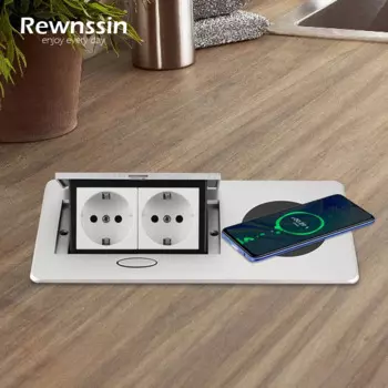 Реwnssin выдвижная розетка с беспроводной зарядкой