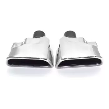 Выхлопная труба для Chevrolet Captiva, наконечник глушителя из нержавеющей стали, 1 пара