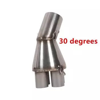 Выхлопная труба для мотоцикла, 30/90/180 градусов, из нержавеющей стали