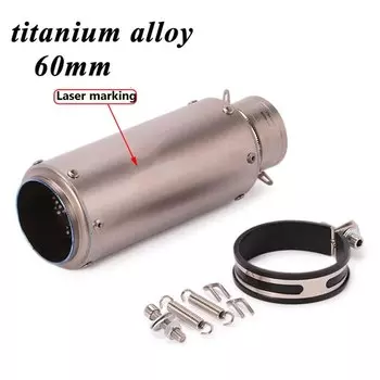 Выхлопная труба для мотоцикла S1000RR CBR1000, из углеродного сплава, 60 мм/51 мм, для гонок, спорта, лазерная наклейка