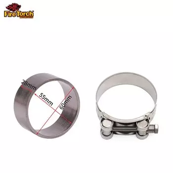 Выхлопная труба для мотоцикла Suzuki Bandit GSF600 GSF650 GSF1200 GSF1250 GSF 600 650 1200 зажим и коллектор фотооборудования