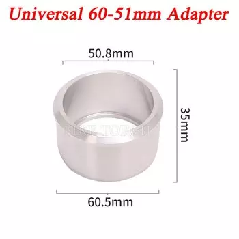 Выхлопная труба для мотоцикла, Универсальный Переходник из нержавеющей стали, 60-51 мм