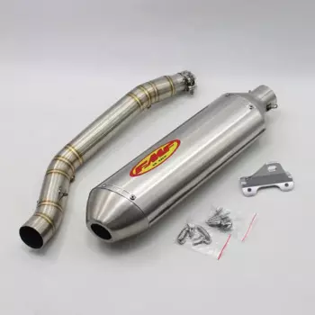 Выхлопная труба для Suzuki DRZ400 DR Z400 DRZ 400, система выхлопной трубы для мотоцикла, средняя звено, искусственный глушитель, глушитель для мотоцикла