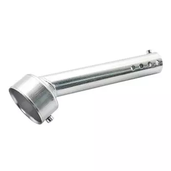 Выхлопной глушитель для мотоцикла Nuoxintr, регулируемый шумоподавляющий глушитель, Универсальный хром 48 мм