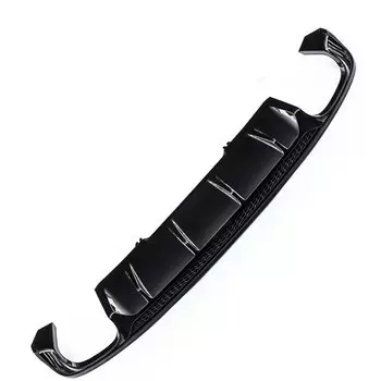 Выхлопные газовые газоны ABS диффузор, губа на задний бампер для Audi A4 B9 S4 Sline 2016-2019, Стайлинг автомобиля