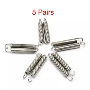 Выхлопные пружины Alconstar из нержавеющей стали 75 мм, расширительные камеры, поворотная пружина для выхлопных газов мотоцикла Honda Yamaha