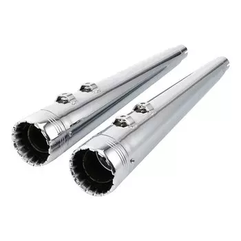 Выхлопные трубы для мотоцикла 4 дюйма для моделей Harley Touring Road King с двойной выхлопной трубой 1995-2016 2015 2014 2013 2012 11 черный/хром