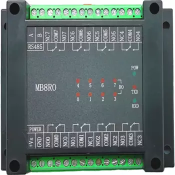 Модуль релейного выхода MB8RO RS485 MODBUS RTU